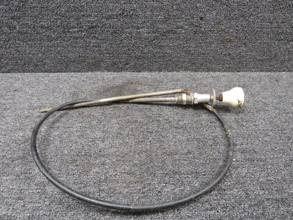 Cessna Aircraft Parts 0411091-1 Cessna 120 Throttle Control Cable (Length: 47.25)