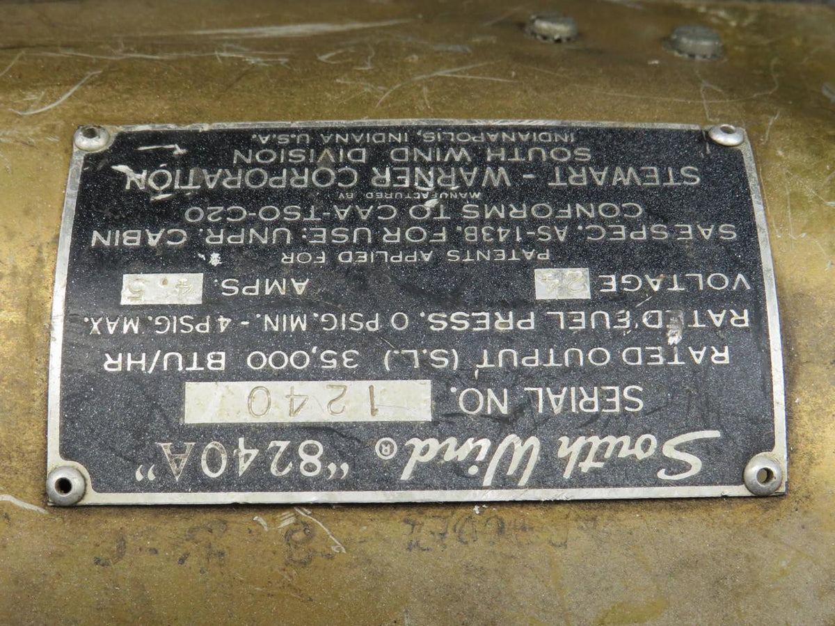 Stewart-Warner 8240A Stewart Warner South Wind Heater Blower Assembly (Core)