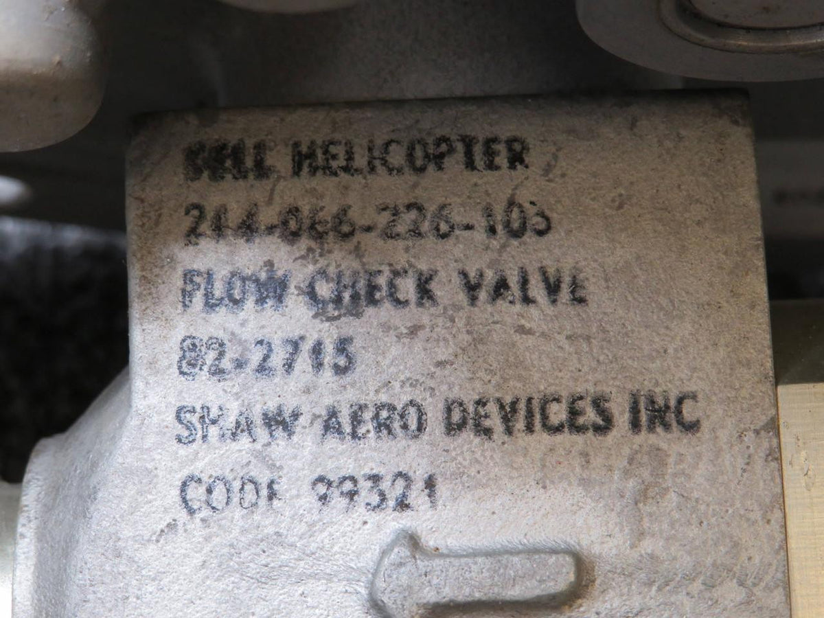 Bell Helicopter 412-061-600-121 Bell 412 Fuel Booster Plate Assembly