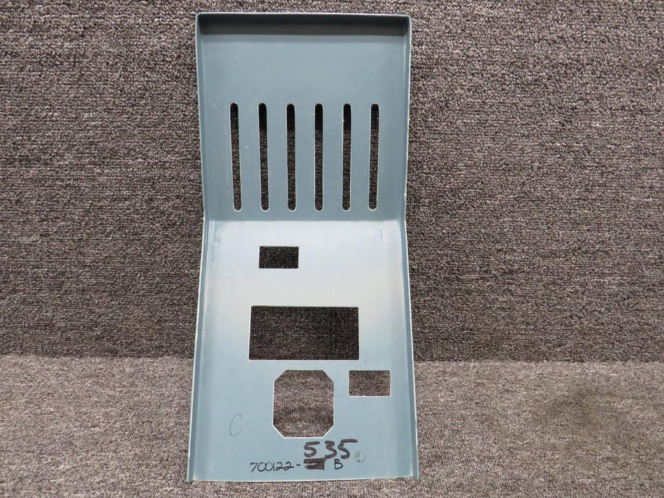Piper Aircraft Parts 700122-535B Piper Aerostar Console Cover (Blue) (Worn)