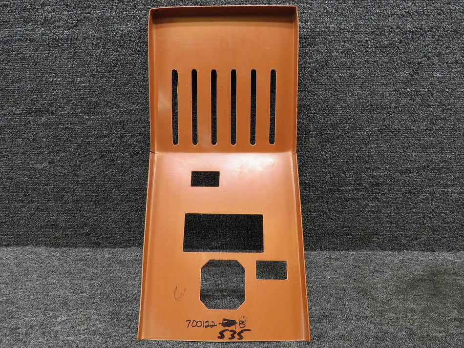 Piper Aircraft Parts 700122-535B Piper Aerostar Console Cover (Orange) (Worn)