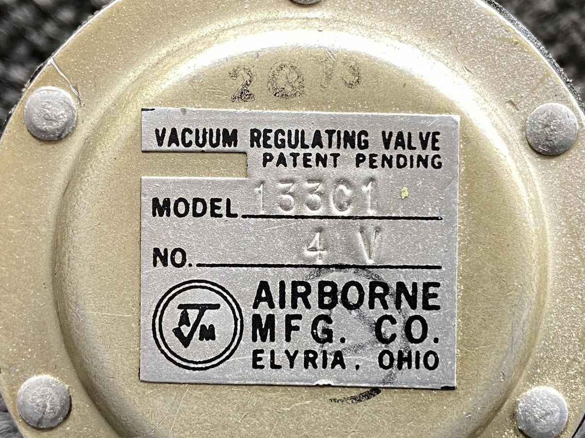 Airborne 133C1 (Use: 2H3-5) Airborne Vacuum Regulator Valve Assembly