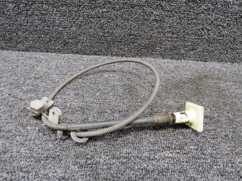 Cessna Aircraft Parts S1517-1 Cessna T210M Fuel Strainer Drain Control Cable Assembly (Length: 22”)