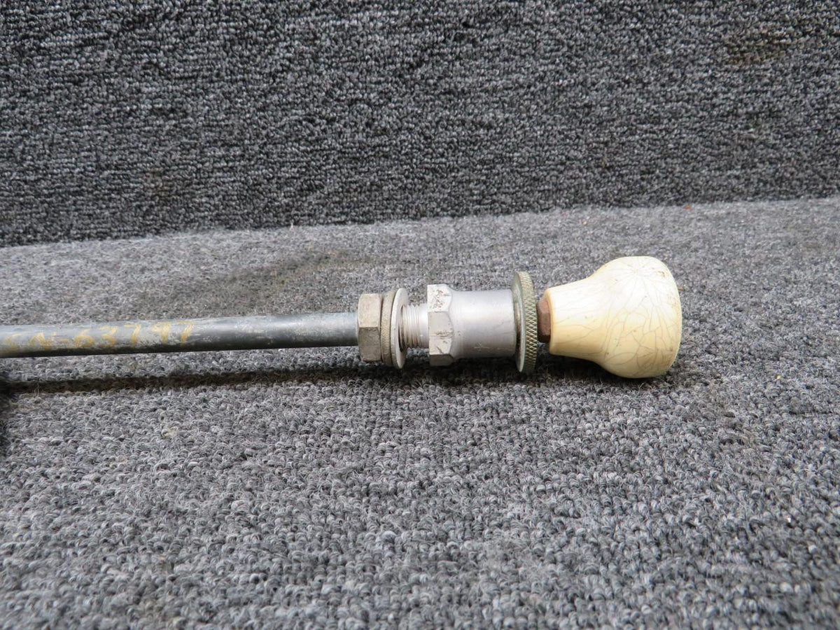Cessna Aircraft Parts 0411091-1 Cessna 150F Throttle Control Cable (Length: 48.125”)