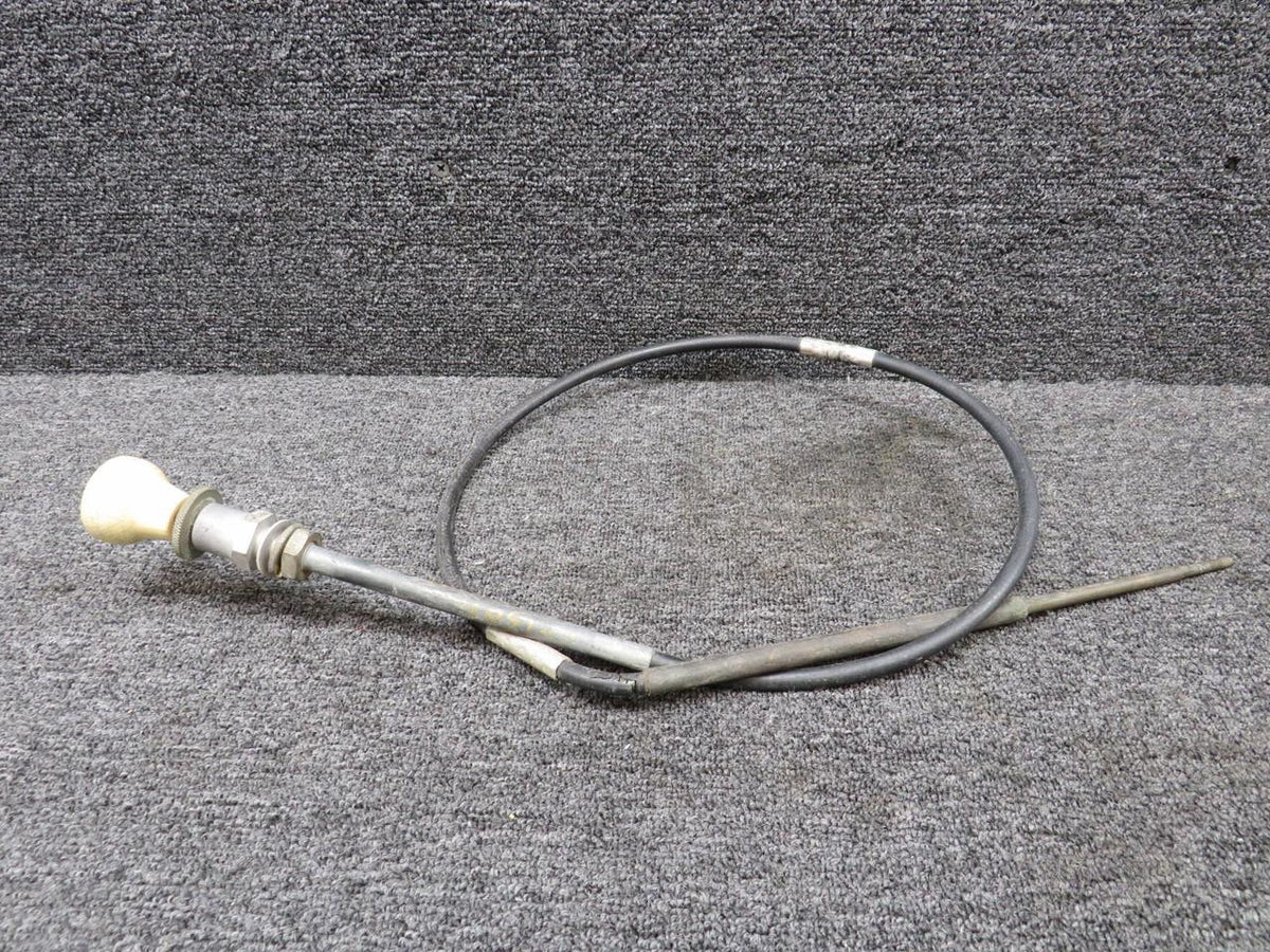 Cessna Aircraft Parts 0411091-1 Cessna 150F Throttle Control Cable (Length: 48.125”)