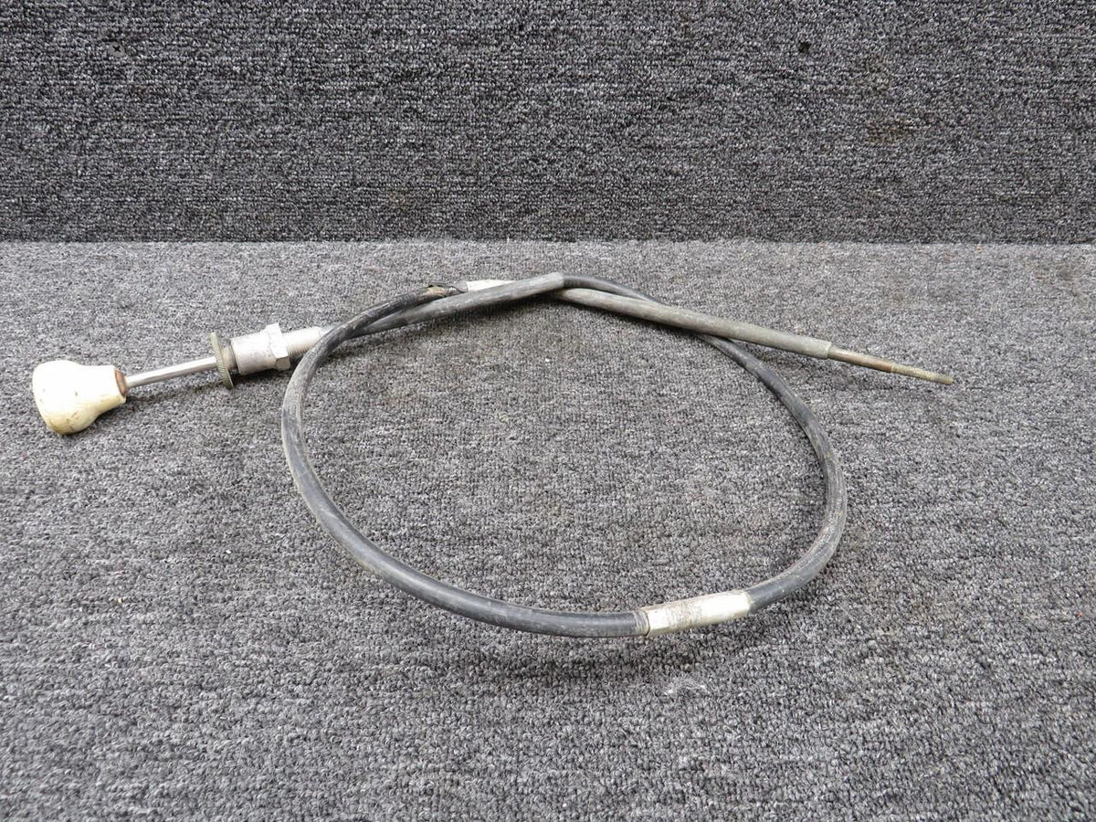 Cessna Aircraft Parts 0411091-1 Cessna 150F Throttle Control Cable (Length: 48”)