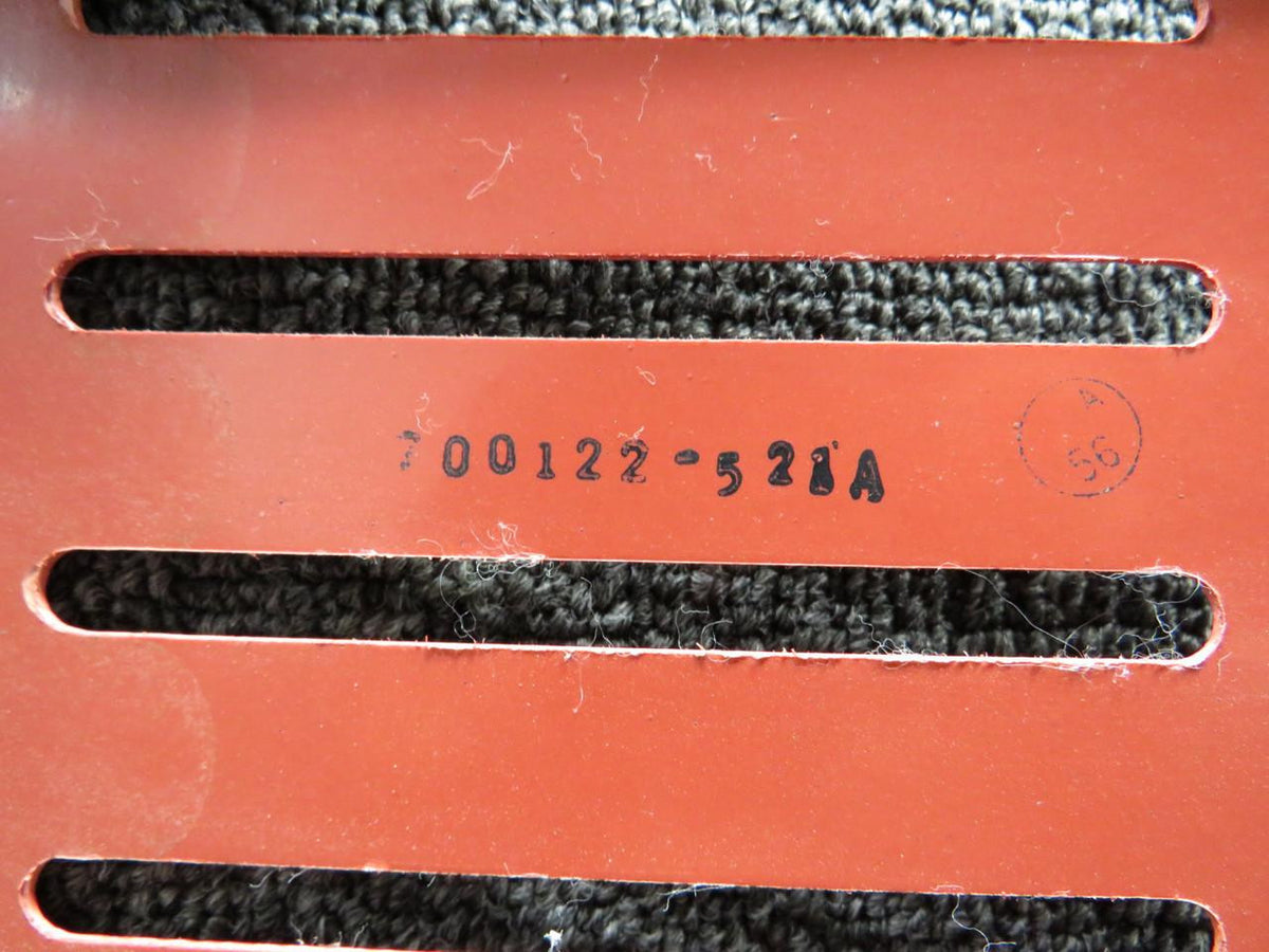 700122-521A Piper Aerostar Console Cover with Drilled Holes (Red)