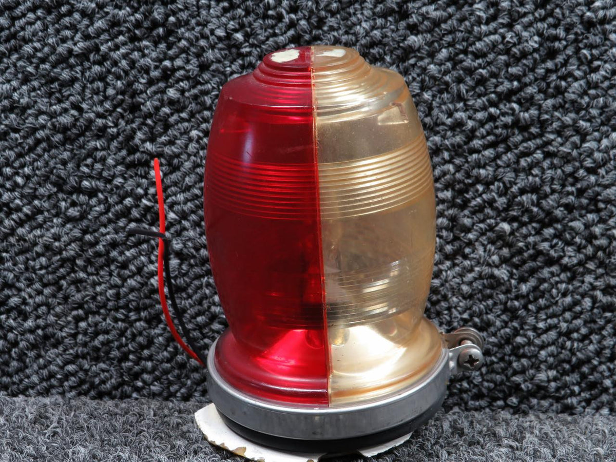 Whelen 757-762 Piper PA-34 Whelen Strobe Light Assembly (Red and White Split)