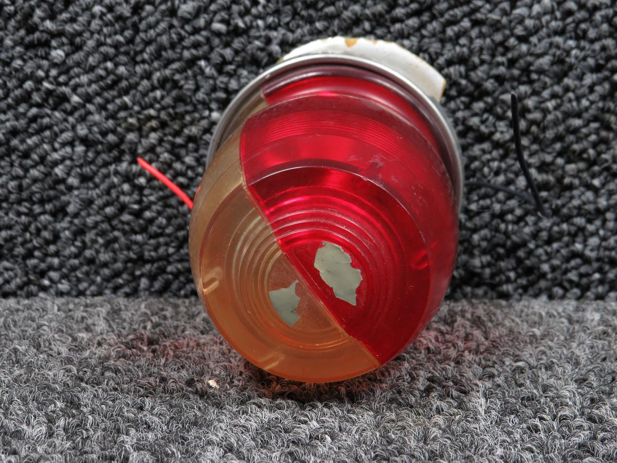 Whelen 757-762 Piper PA-34 Whelen Strobe Light Assembly (Red and White Split)