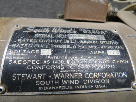 Stewart-Warner 8240A Stewart Warner South Wind Cabin Heater Assembly (24V) (Core)