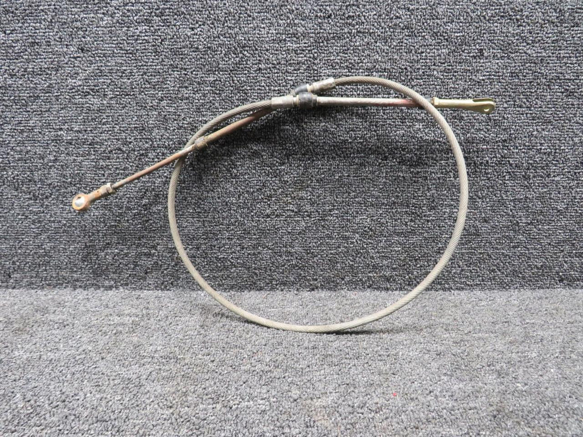 Piper Aircraft Parts 455-350 (Alt: PS50146-13-6) Piper PA28-151 Throttle Control Cable (L: 42.75”)