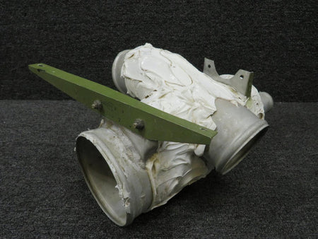 Cessna Aircraft Parts 5117241-23 Cessna 414 Upper Heater Plenum Assembly with Bracket
