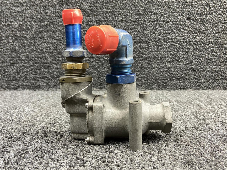 Cessna Aircraft Parts H674-02A-2 (Alt: 3D1549-02A2) Cessna 414 De-Ice Shuttle Valve Assembly LH or RH