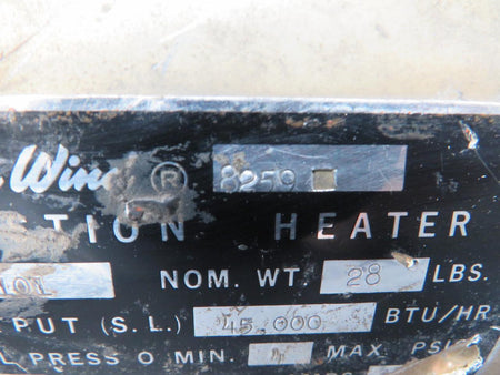 Stewart-Warner 8259GL Stewart Warner Combustion Heater Assembly (Volts: 24) (Worn)