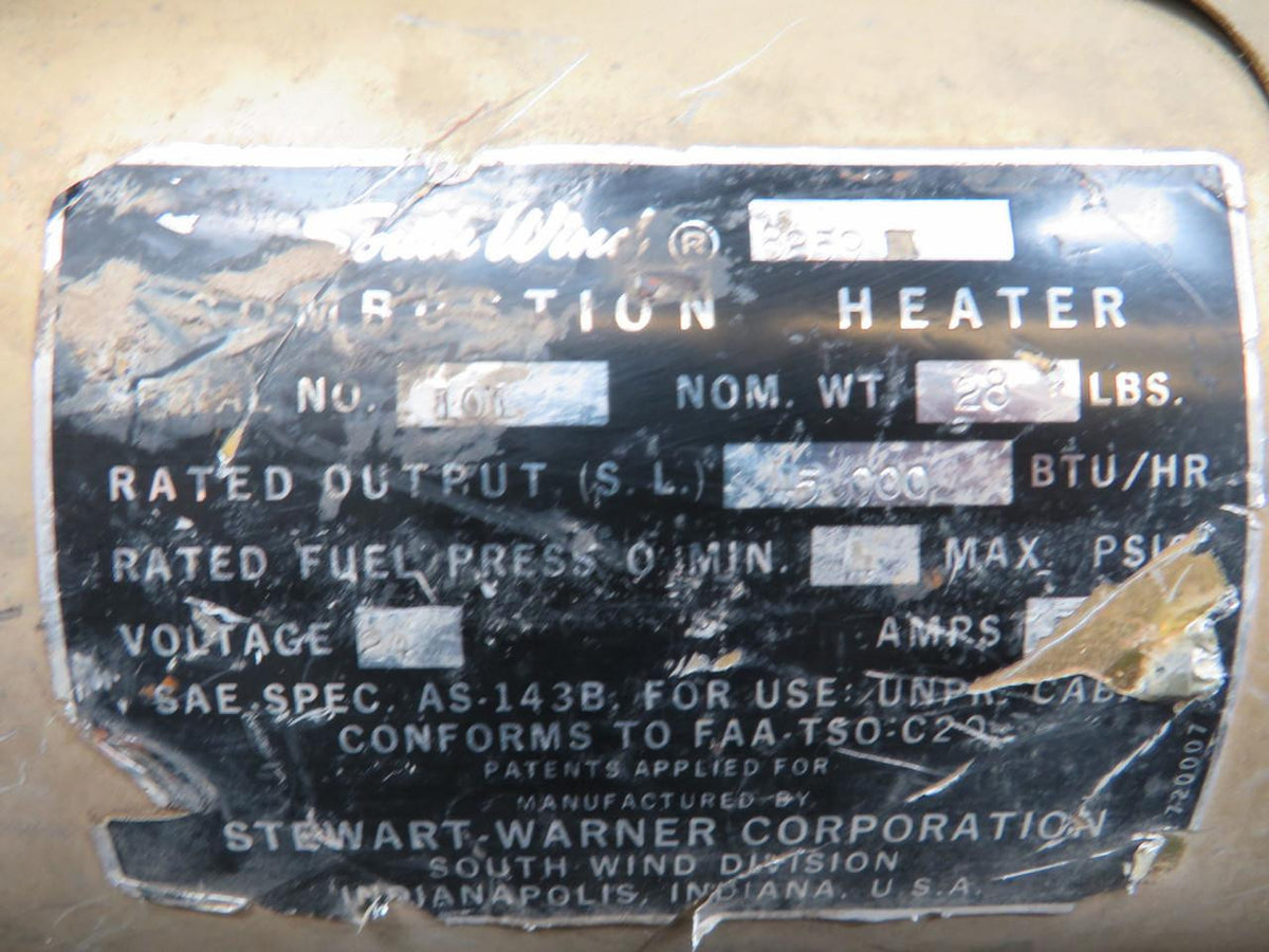 Stewart-Warner 8259GL Stewart Warner Combustion Heater Assembly (Volts: 24) (Worn)