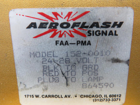 Aeroflash 152-0010 Aeroflash Signal Power Supply (Volts: 24-28) (Inop) (Core)