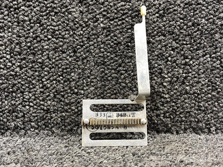 Cessna Aircraft Parts 5015054-8, 5015058-2 Cessna 414 Aileron Trim Pointer Support with Gear Block