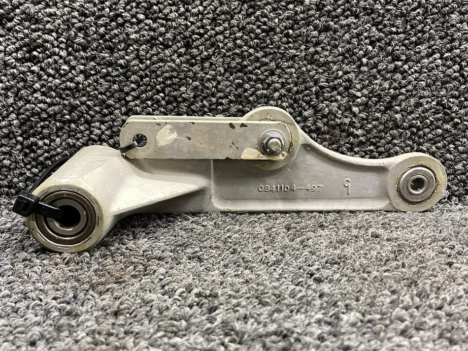 Cessna Aircraft Parts 0841104-3, 0843500-28 Cessna 414 Main Gear Door Retract Bellcrank LH w Links