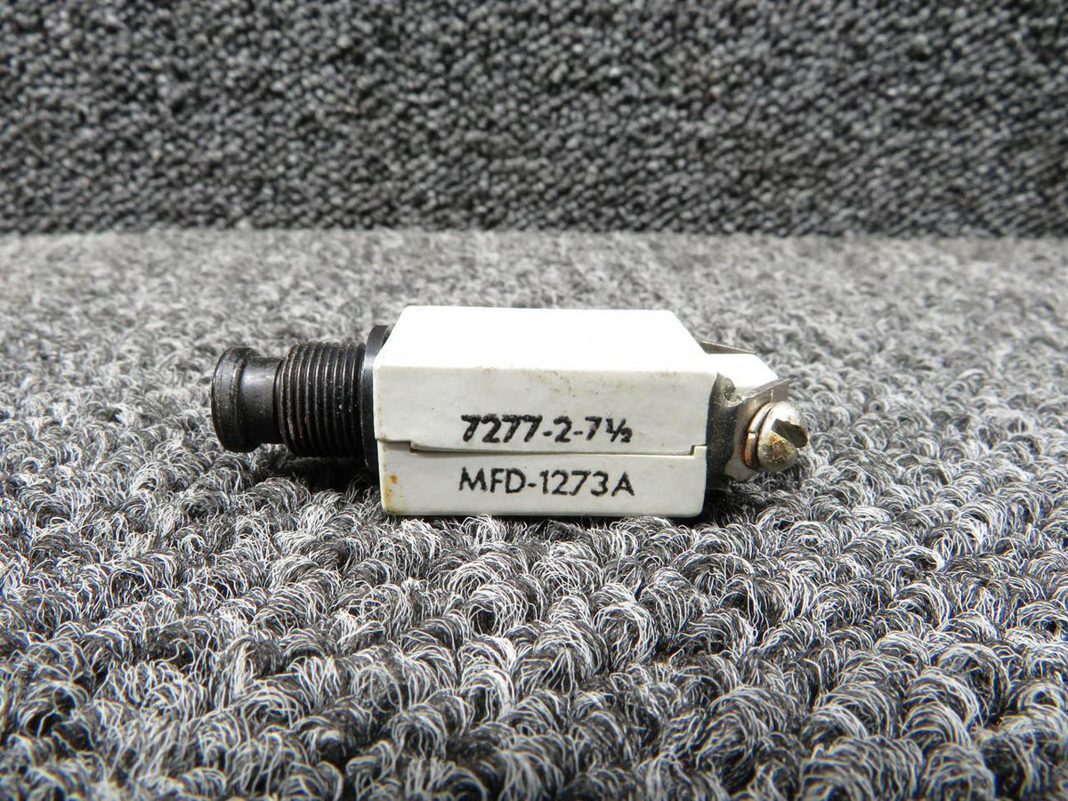 Klixon 7277-2-7-1-2 Klixon Push Circuit Breaker (7.5A) (Set of 10)