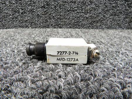 Klixon 7277-2-7-1-2 Klixon Push Circuit Breaker (7.5A) (Set of 10)