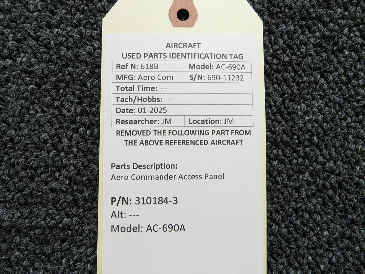 Aero Commander 310184-3 Aero Commander 690A Access Panel