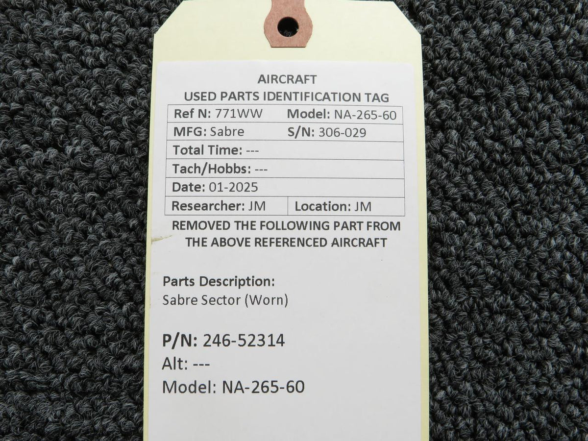 Sabre 246-52314 Sabre NA-265-60 Sector (Worn)