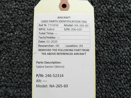 Sabre 246-52314 Sabre NA-265-60 Sector (Worn)