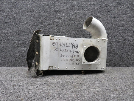 Piper Aircraft Parts 77671-002 Piper PA38-112 Carb Air Box Assembly (Worn Seal)