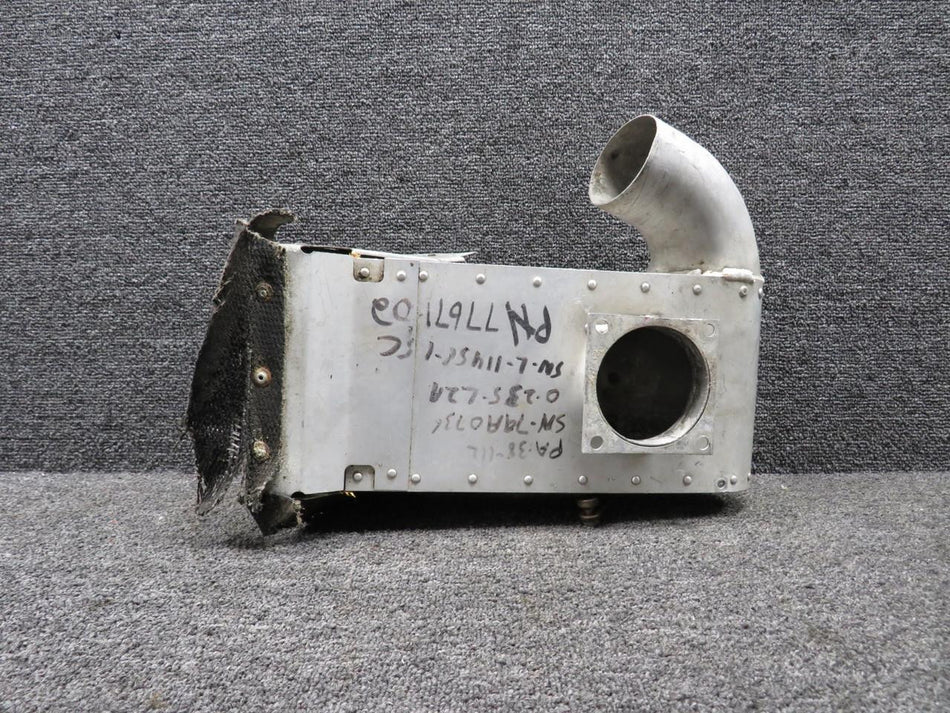 Piper Aircraft Parts 77671-002 Piper PA38-112 Carb Air Box Assembly (Worn Seal)