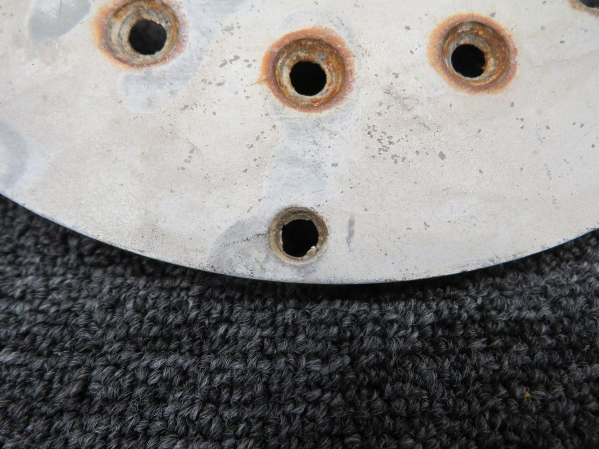 Cessna Aircraft Parts 0721303-5 Cessna 210 Fuel Cap and Adapter Assembly (Worn, Rusted)