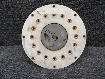 Cessna Aircraft Parts 0721303-5 Cessna 210 Fuel Cap and Adapter Assembly (Worn, Rusted)
