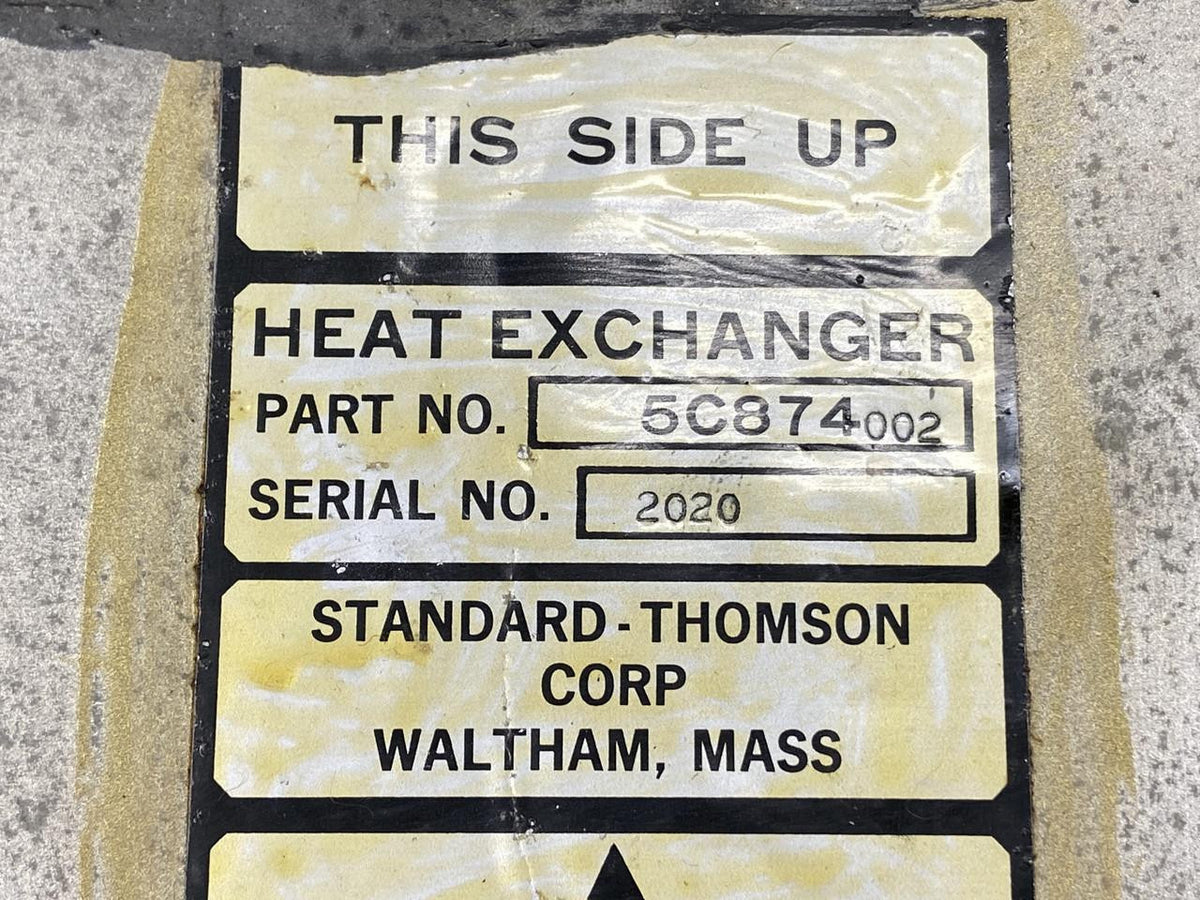 Standard Thomson 5C874-002 (Alt: 5117103-8) Standard Thomson Cabin Heat Exchanger Assembly RH