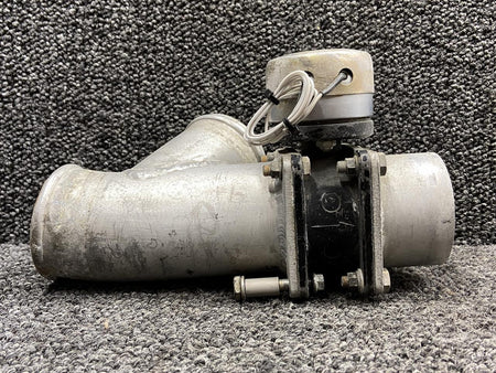Cessna Aircraft Parts 5117258-11, A33D89 Cessna 414 Cabin Pressurization Duct LH with Valve