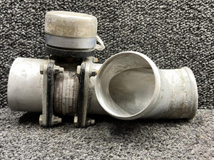 5117258-11, A33D89 Cessna 414 Cabin Pressurization Duct LH with Valve