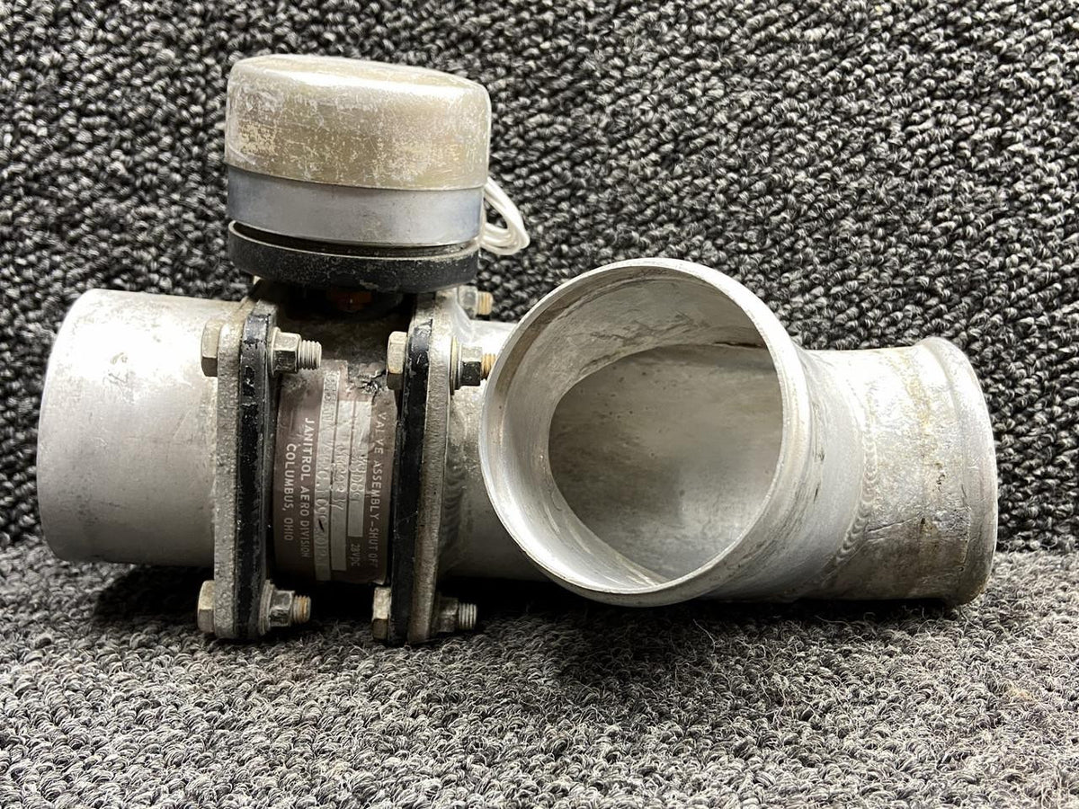 Cessna Aircraft Parts 5117258-11, A33D89 Cessna 414 Cabin Pressurization Duct LH with Valve