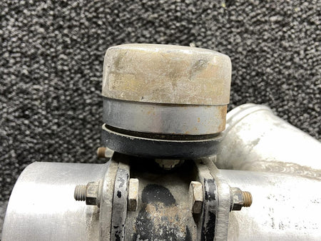 Cessna Aircraft Parts 5117258-12, A33D89 Cessna 414 Cabin Pressurization Duct RH w Valve