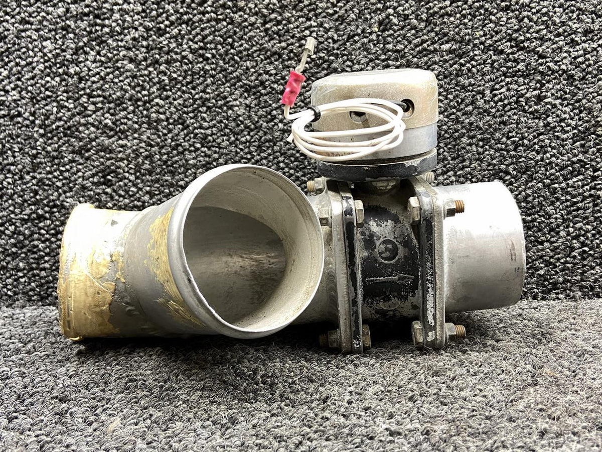 Cessna Aircraft Parts 5117258-12, A33D89 Cessna 414 Cabin Pressurization Duct RH w Valve