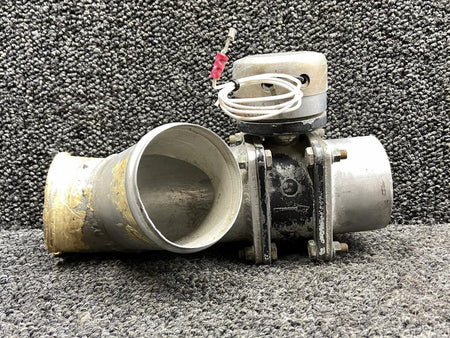 Cessna Aircraft Parts 5117258-12, A33D89 Cessna 414 Cabin Pressurization Duct RH w Valve