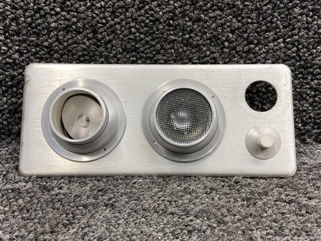 Wemac 1945-1, 2394-1, 2393 Wemac Overhead Escutcheon Cover RH w Vent, Light & Switch
