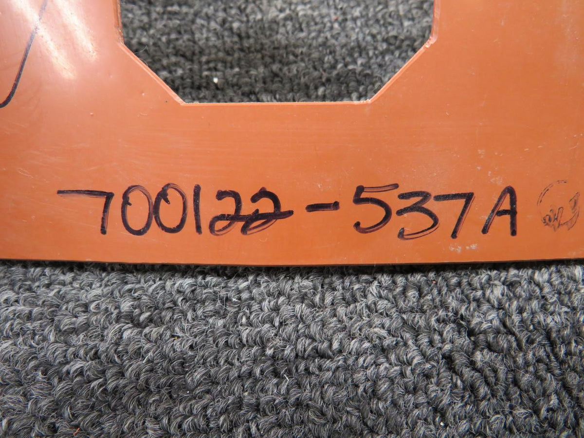 Piper Aircraft Parts 700122-537A Piper Aerostar Console Cover Panel (Orange)