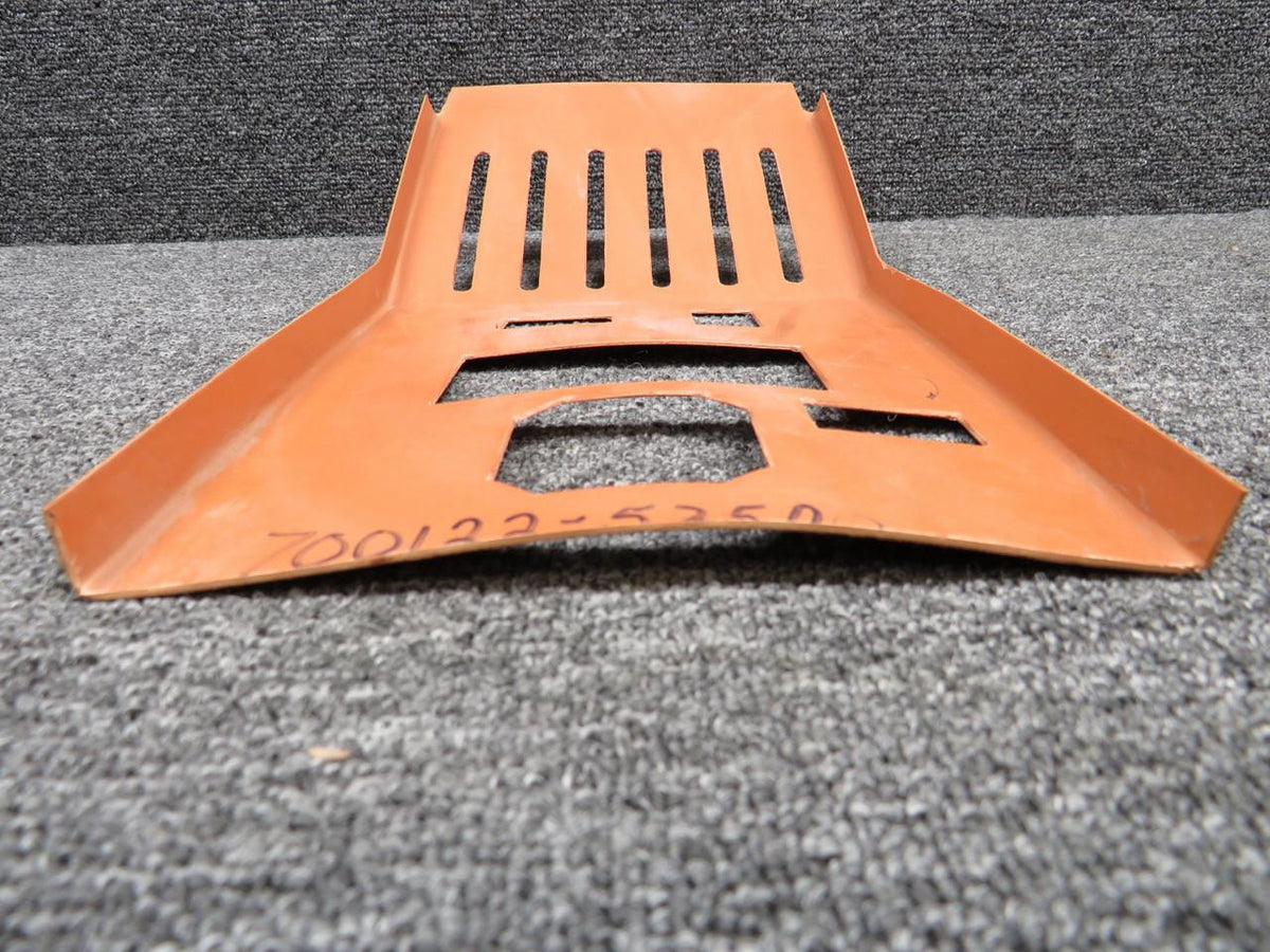 Piper Aircraft Parts 700122-535A Piper Aerostar Console Cover Panel (Orange) (Cut Edges)