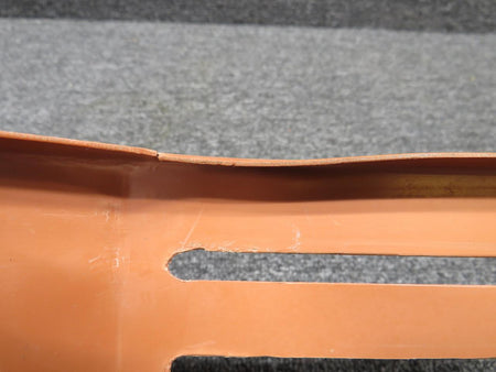 Piper Aircraft Parts 700122-535B Piper Aerostar Console Cover Panel w Extra Holes (Orange) (Cut Edge)