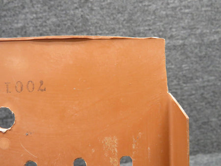 Piper Aircraft Parts 700122-535B Piper Aerostar Console Cover Panel w Extra Holes (Orange) (Cut Edge)