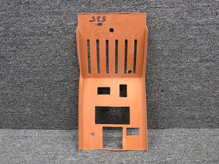Piper Aircraft Parts 700122-535B Piper Aerostar Console Cover Panel w Extra Holes (Orange) (Cut Edge)