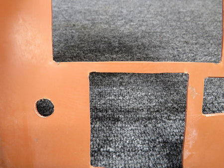 Piper Aircraft Parts 700122-535B Piper Aerostar Console Cover Panel w Extra Holes (Orange) (Cut Edge)