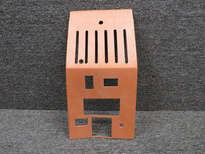 700122-535B Piper Aerostar Console Cover Panel w Extra Holes (Orange) (Cut Edge)