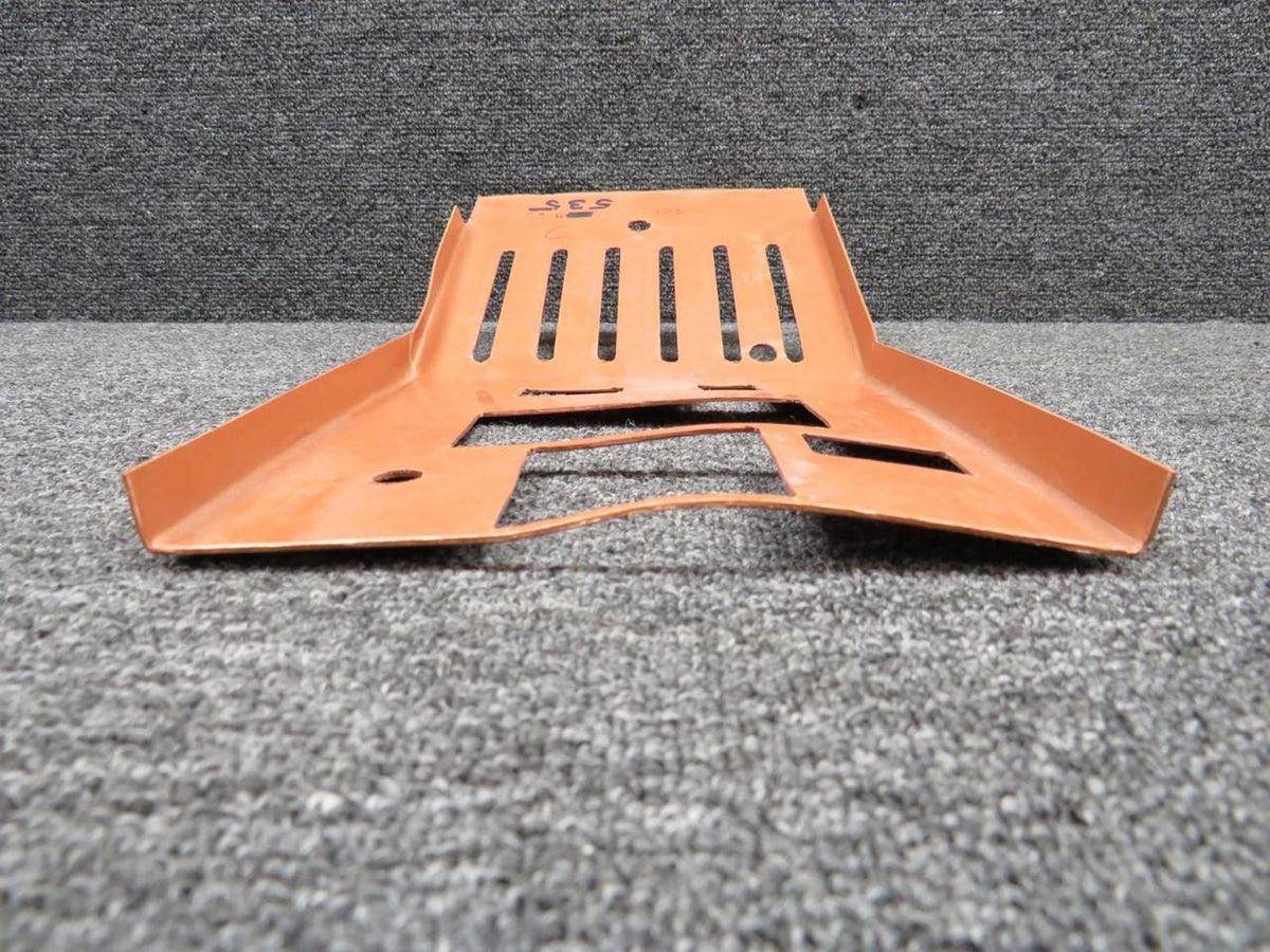 Piper Aircraft Parts 700122-535B Piper Aerostar Console Cover Panel w Extra Holes (Orange) (Cut Edge)