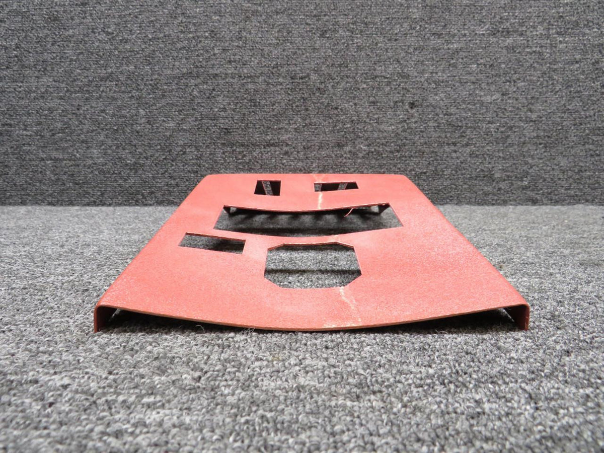 Piper Aircraft Parts 700122-537A Piper Aerostar Console Cover Panel w Extra Holes (Red) (Cut Edges)