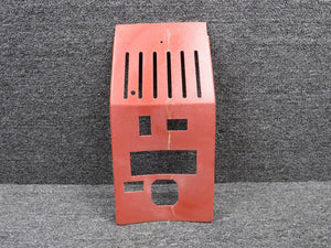 700122-537A Piper Aerostar Console Cover Panel w Extra Holes (Red) (Cut Edges)