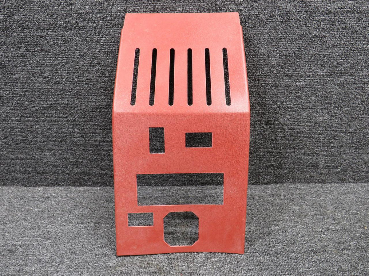 Piper Aircraft Parts 700122-537A Piper Aerostar Console Cover Panel (Red) (Cut Edges)
